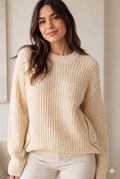 Sweater de Punto Premium con Botones Laterales