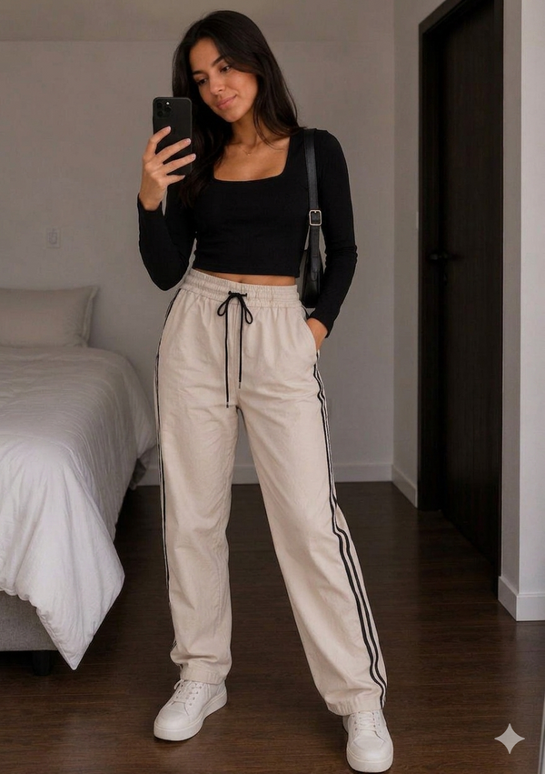Pantalón Jogger Wide Leg Street Vibes – Arena