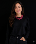 Sweater Punto Fino Cuello Redondo - Comodidad y Estilo