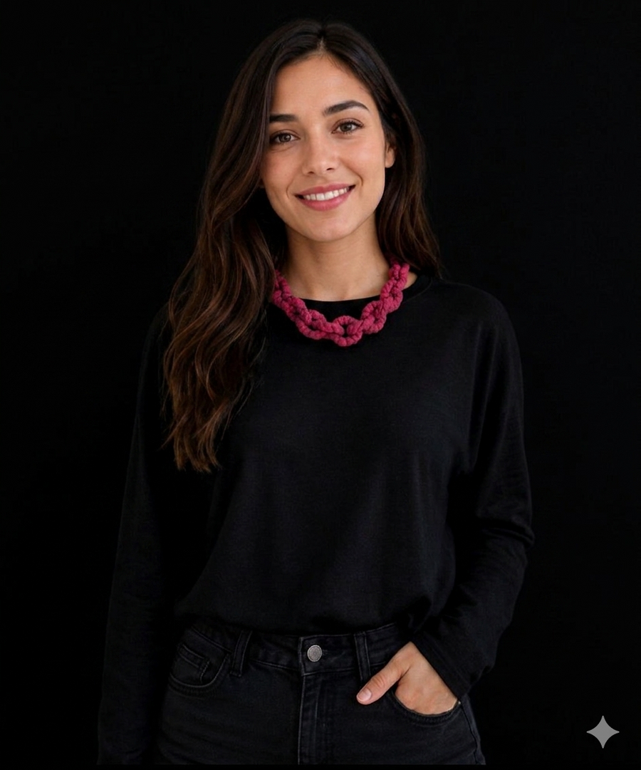 Sweater Punto Fino Cuello Redondo - Comodidad y Estilo