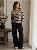 Sweater Marinero Breton Taupe