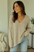 sweater Con Destellos Metalizados