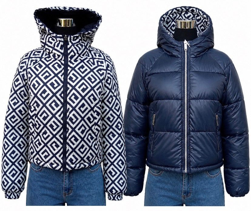 Parka Acolchada Reversible – Dos Looks en Uno