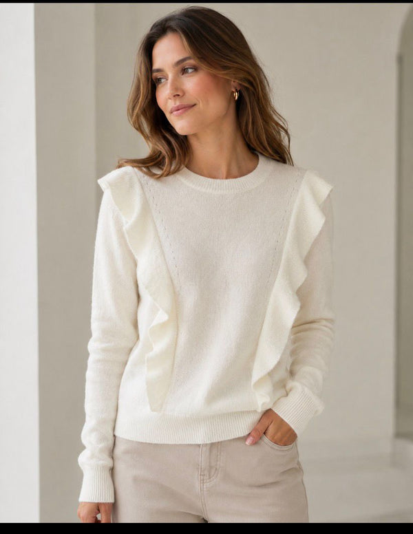 Sweater Romántico con Volantes