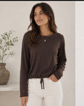 Sweater Chocolate Drawstring