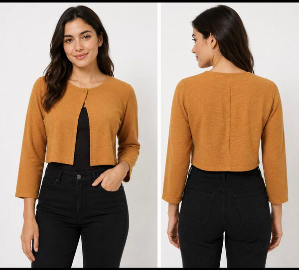 Bolero Crop Ocre Imperial