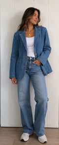 Blazer Tailored Denim – Sastrería Contemporánea