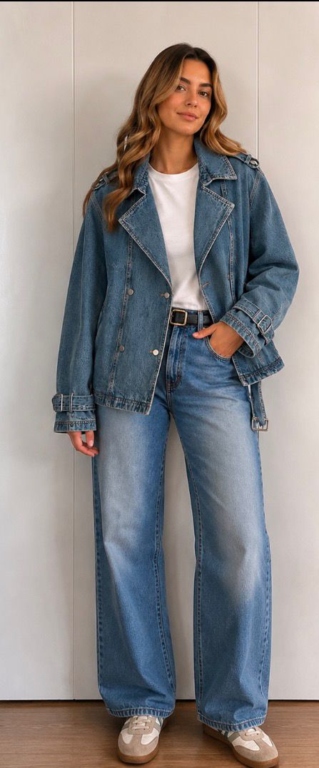 Chaqueta Vaquera de Doble Botonadura | Estilo Atemporal