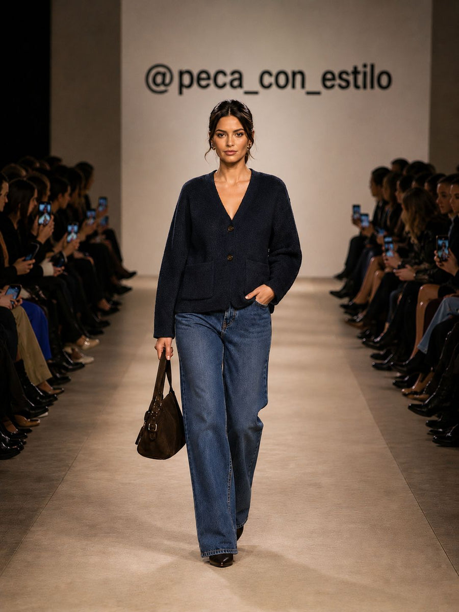 Chaqueta Corta con Bolsillos y Botones - Estilo Versátil