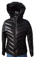 Chaqueta Acolchada Roja Brillante con Capucha - Estilo y Calidez